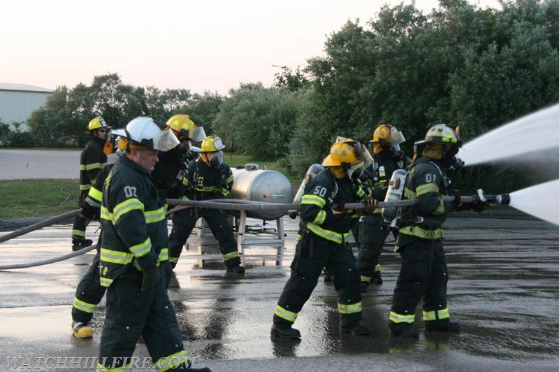 Live Fire Training with Misquamicut Fire Department- July 2014.